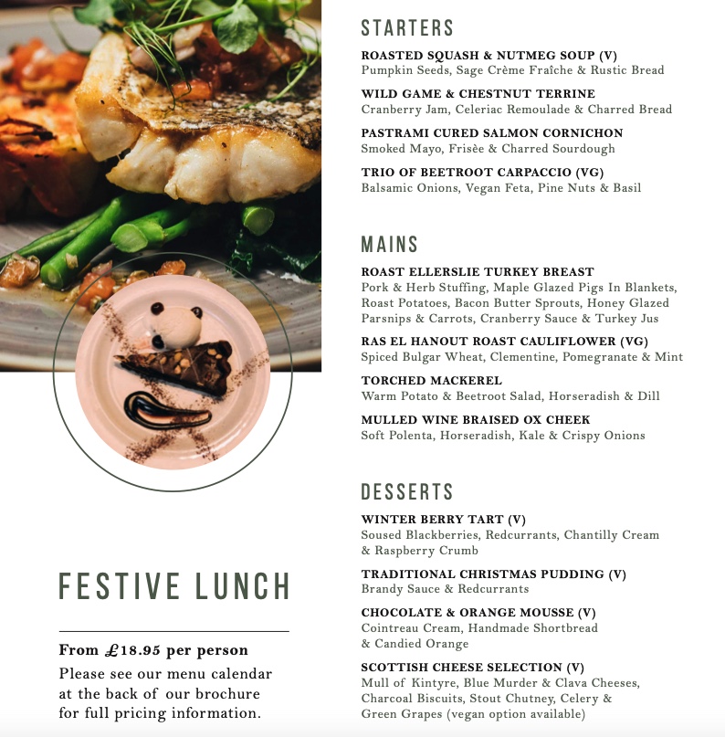 Wondering where to go for a Pre Christmas Lunch in Dundee? 4 forgans